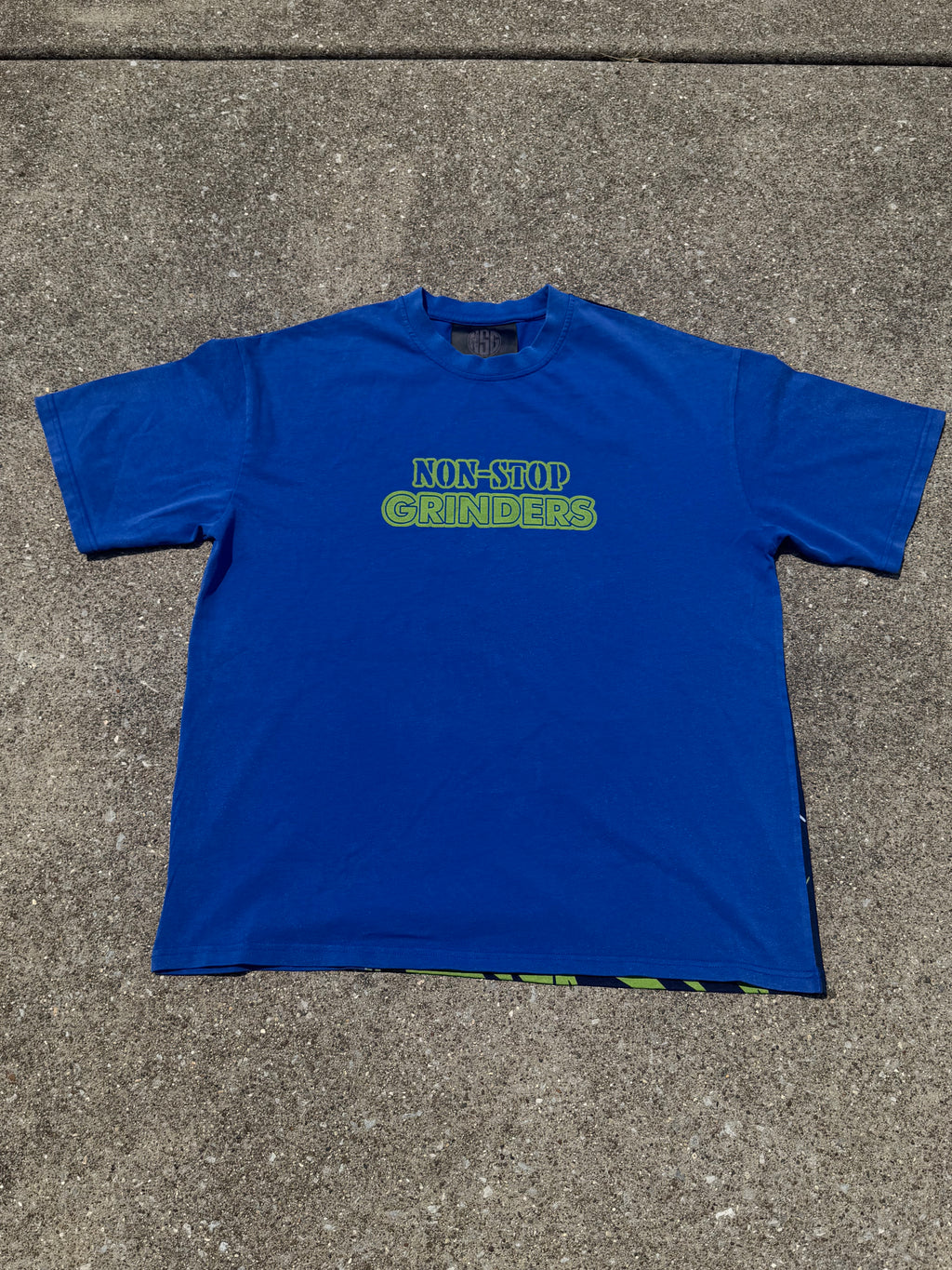 NSG “No Matter The Circumstance” Blue/Green Oversized Tee