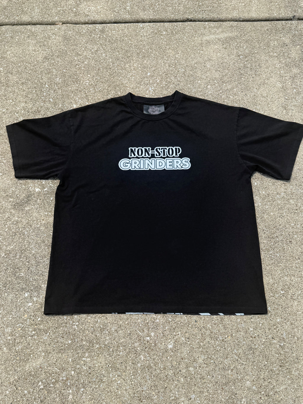 NSG “No Matter The Circumstance” Black/White Oversized Tee
